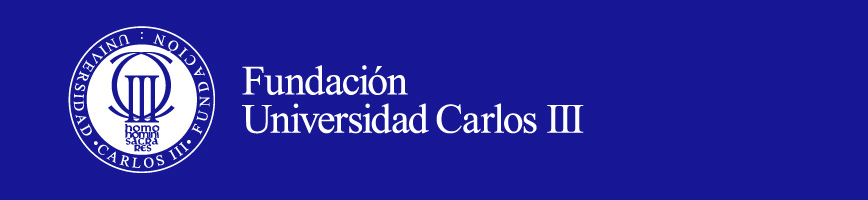 logo fundacion uc3m banda azul